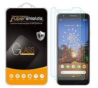 Supershieldz [2 Pack for Google (Pixel 3A) Tempered Glass Screen Protector, Anti-Scratch, Bubble Free, Lifetime Replacement
