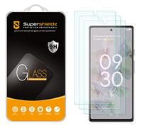 Supershieldz (3 Pack) Designed for Google Pixel 6a Tempered Glass Screen Protector, Anti Scratch, Bubble Free