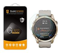 Supershieldz 3 Pack Tempered Glass Screen Protector for Garmin Fenix 7S/7S Pro/7S Solar/7S Sapphire Solar/Epix Pro (42mm)