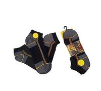 supershock Men's Ultimate Outdoor Work Trainer Socks Builders Summer Running Cycling Reinforced Heel & Toe 12 pack UK 6-11 (Assorted)