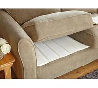 SuperShock Seat Rejuvenator - Adjustable Cushion Support for Enhanced Comfort and Durability (Cream(off white, 112 x 46 (2 seater))