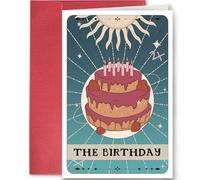 SuperShunhu Tarot Themed Birthday Card, Witchy Card, Magic Themed Gift, The Birthday Greeting Card, Birthday Card for Her
