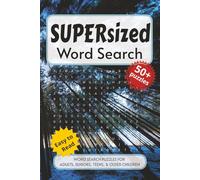 Supersized Word Search Puzzle Book: Word searches with easy-to-read print about Supersize, Gigantic, Enormous Things, and More. 6x9 inches, 110 pages. ... Gift for Vacations, Holidays and Free Times.