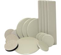 SuperSliders 4712995NB X-Large Variety Pack, Reusable Furniture Moving Kit for Carpet with 4 Felt Sliders- Move Heavy Furniture Quickly and Easily, Linen (16 Pack)