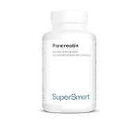 Supersmart - Pancreatin Supplement - Contain Synergistic Digestive Enzimes - Fully Supports Digestion and Improves The Body's Absorption of Nutrients | Non-GMO & Gluten Free - 120 DR Capsules
