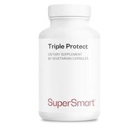 Supersmart - Triple Protect Supplement - Combines The Most Widely-Studied Natural Compounds - Support a Healthy Cardiovascular System | Non-GMO & Gluten Free - 90 Vegetarian Capsules