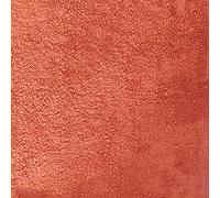 Supersoft Mary's Lamb Sherpa Cuddlesoft Fleece Fabric Material - Carrot, 1Mtr 150cmx100cm