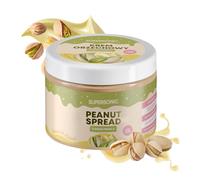 SUPERSONIC Peanut Butter Keto Protein Cream Set 250g - Spread, Sugar Free, Low-Carb, Pistachio Peanut Butter Ideal for Fitness - Vegan Protein Cream, Keto Snack, Peanut Butter Without Sugar