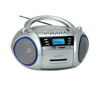 Supersonic SC-183UM Micro Set Metallic Home Audio Set - Home Audio Sets (Home Audio Micro System, Metallic, 1 Platinum, 2-Way, FM, Blue)