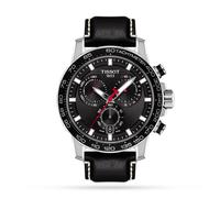 Tissot Supersport Chrono Black Dial Leather Strap Watch T125.617.16.051.00