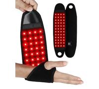 supersred Red Light Therapy Near Infrared Light Therapy Wrap Belt for Body, Wearable Wrap with 48 Leds for Neck Chin Knee Ankle Pain Relief Foot Joint Muscle Stiffness