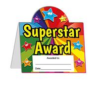Superstar Award Mini Stand Up Certificates, Desktoppers
