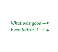 SuperStickers Assessment Stamper for teachers: What Was Good, Even Better If - Green Ink
