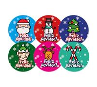 SuperStickers Christmas Praise Stickers in Spanish for Teachers. 144 x 30mm
