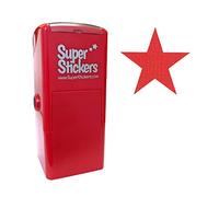 SuperStickers Pre-Inked Stamper for marking - Red Star Design