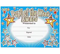 SuperStickers Pupil of The Week Sparkling School Certificate (A5). Pack of 20.