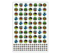 SuperStickers Sparkling Bugs and Friends Praise Stickers (1310 x 25 mm/10 mm Stickers)