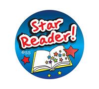 SuperStickers 'Star Reader!' 28mm Stickers. Pack of 125.