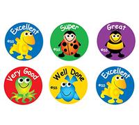 SuperStickers Sticker Solutions Animal Characters Praise Stickers (Pack of 180), 57, DBS227