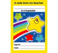 SuperStickers Superstar Teacher Reward Praise Note Pad, DNP132, 15 x 10.5 x 0.8 cm