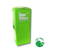Superstickers Teacher Stamp - Nice Work Narwhal Design - Green Ink - Self Inking Education Stamper for Marking - 23 x 23mm