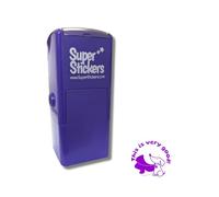 Superstickers Teacher Stamp - This is Very Good Dog Design - Violet Ink - Self Inking Education Stamper for Marking - 23 x 23mm
