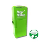 Superstickers Teacher Stamp - Verbal Feedback Given Chicken Design - Green Ink - Self Inking Education Stamper for Marking - 23 x 23mm