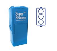 SuperStickers Traffic Light Pre-Inked Stamper,DST035, Blue