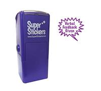 SuperStickers Verbal Feedback Given Pre-Inked Stamper - Purple