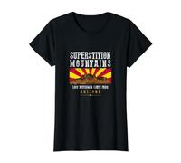 Superstition Mountains Arizona Value Graphic T-Shirt, Women, Black, S