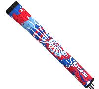 SUPERSTROKE 2026 LIMITED EDITION TIE DYE PISTOL 2.0 PUTTER GRIP - RED / WHITE / BLUE