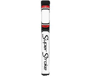 SUPERSTROKE 2026 ZENERGY TLT OFF-AXIS PISTOL 2.0 PUTTER GRIP - WHITE / RED