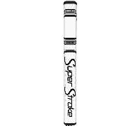 SUPERSTROKE 2026 ZENERGY TLT OFF-AXIS PISTOL 2.0 PUTTER GRIP - WHITE / SILVER