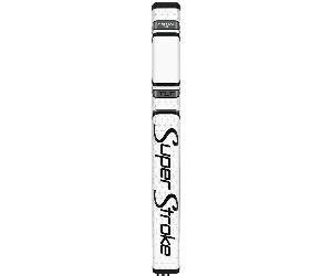 SUPERSTROKE 2026 ZENERGY TLT OFF-AXIS PISTOL 2.0 PUTTER GRIP - WHITE / SILVER