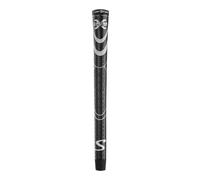 SuperStroke Cross Comfort Golf Club Grip Black/Gray Midsize | Soft & Tacky Polyurethane That Boosts Traction | X-Style Surface & Non-Slip | Swing Fas