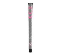 SuperStroke Cross Comfort Golf Club Grip Gray/Pink Undersize Soft & Tacky Polyurethane That Boosts Traction X-Style Surface & Non-Slip Swing Faste