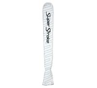 SuperStroke Golf Alignment Stick Headcover, Made of Water and Stain Resistant Synthetic Leather, 2-Panel Construction with Piping, Black/Blue/White