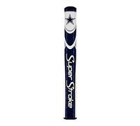 SuperStroke NFL Golf Putter Grip, Dallas Cowboys (Mid Slim™ 2.0) | Cross-Traction Surface Texture and Oversized Profile | Even Grip Pressure for a More Consistent Stroke | Non-Slip Grip