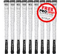SUPERSTROKE REVL PLAYER GOLF GRIP WHITE / BLACK - MIDSIZE