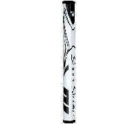 SUPERSTROKE ZENERGY FLATSO 1.0 PUTTER GRIP - WHITE / BLACK