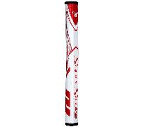 SUPERSTROKE ZENERGY FLATSO 1.0 PUTTER GRIP - WHITE / RED