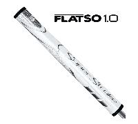 SUPERSTROKE ZENERGY FLATSO 1.0 Putter Grip - White/Silver