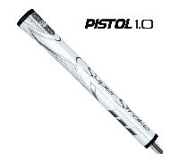 SUPERSTROKE ZENERGY PISTOL GT 1.0 Putter Grip - White/Silver