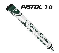 SUPERSTROKE ZENERGY PISTOL GT 2.0 PUTTER GRIP - WHITE / GREEN