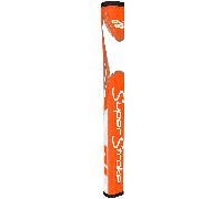 SUPERSTROKE ZENERGY PISTOL GT TOUR PUTTER GRIP - WHITE / ORANGE