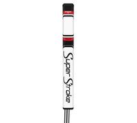SuperStroke Zenergy TLT Off-Axis Pistol 1.0 Right Hand Putter Grip, Zero-Torque, Lie-Angle-Balanced to help maintain Stability, Control Face Rotation, and Repeat a Smooth, Pendulum-Style stroke, Red