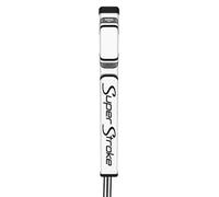 SuperStroke Zenergy TLT Off-Axis Pistol 2.0 Right Hand Putter Grip, Zero-Torque, Lie-Angle-Balanced to help maintain Stability, Control Face Rotation, and Repeat a Smooth,Pendulum-Style stroke, Silver