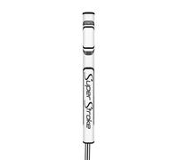SuperStroke Zenergy TLT Off-Axis Tour 2.0 XL Left Hand Putter Grip, Zero-Torque, Lie-Angle-Balanced to Help Maintain Stability, Control Face Rotation, and Repeat a Smooth,Pendulum-Style Stroke,Silver