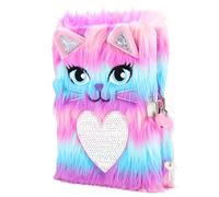 SuperStyle Journal Diary, Gift for 6 7 8 Years Old Girls, Cute Cat Notebook with Lock Secret Diary Writing Journal Birthday Gift for Kids