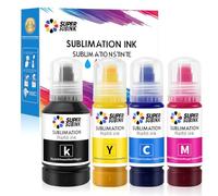 SUPERSUBINK Sublimation Ink Refilled Ink Bottles for Ecotank ET-1810 2810 1800 2710 2714 2711 2726 2811 Inkjet Printer Heat Press Transfer Ink